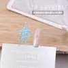 Rhinestones Zirconia Zm Nuevos Ultra Brillantes Azul Lago Transparente para Decoración de Uñas, Mini Rhinestones Azul Hielo de Fondo Puntiagudo Decoraciones para Uñas