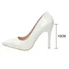 Salto Alto Feminino Salto Agulha 2025 Novo Cor Sólida Profissional Bico Apontado Senso de Design Nicho Elegante Socialite Simples Sapatos de Camada Única para Mulheres
