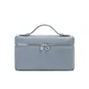 Piel de Vaca de Primera Capa Lp19 Bolsa para Lonchera Bolso de Piel Genuina para Mujer 2026 Nuevo Bolso de Mano Blanco Bolsa Caja Pequeña Bandolera para Teléfono