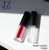 Pedido Jinze: Tubo de Amostra para Teste de Gloss Labial Quadrado de 2,5ml, Material de Embalagem Plástico