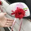 Arreglo Floral de Coche de Boda de Moda Nuevo Estilo Decoración de Cinta de Gama Alta Flores para Flota Suministros para Celebración de Bodas Estilo Coreano