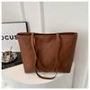 Distinto Moda Rhomboid Grande Capacidade Moda Feminina Bag 2024 Nova costura Têxtil Ombro Crossbody Tote Bag