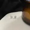 Pendientes de Flor de Plata de Ley 925 para Mujer 2025 Nuevos Pendientes de Moda Popular de Diseño de Nicho Lujo Accesible Pendientes Exquisitos