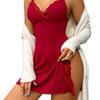 Pijama nuevo de modal verano sexy tirantes vestido midi lencería sexy mujeres temperamento seductor traje para estar en casa