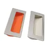 Maçaneta de porta com trava armário de arquivo de metal armário de vestiário plástico pequena alça de puxar aço inoxidável maçaneta embutida fivela embutida