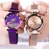 Sonido de sacudida más vendido imán Red social sonido de sacudida con cielo estrellado Reloj de mujer perezoso pequeño cisne reloj de dama una generación de cabello