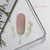 Broca de base plana transparente de color amarillo claro Aurora, suministro transfronterizo, arte de uñas de vidrio súper brillante LZ, broca de decoración de uñas de la misma forma