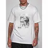 2025 Nueva Talla Europea Transfronteriza Amazon Camiseta de Manga Corta Retrato de Personaje de Anime