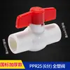 Válvula de Bola Ppr Golden Ox 1/2 Pulgada (4 puntos) Válvula de Cierre de 20 mm con Rosca Interna Núcleo de Acero Válvula Termofusionable de 3/4 de Pulgada (25 mm) Accesorios para Tubería de Agua de Doble Unión 32mm