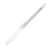 Lixa de Unha de Aço Inoxidável, Lixa de Manicure Dupla Face, Lixa de Unha Polidora Extra Longa, Removedor de Cutícula de Duas Pontas, Empurrador de Cutícula de Aço, Ferramenta para Nail Art
