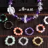 Contas pequenas redondas de ágata de cristal natural com anéis de corrida, acessórios de joias DIY feitos à mão, materiais para pulseira de 4 mm, atacado de pingentes