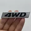 Adecuado para Hyundai New Tucson New Santa Fe Tracción en las Cuatro Ruedas 4WD Personalizado Logo del Coche Etiqueta Trasera Pegatina para Coche Pegatina de Carrocería Marca de Palabra