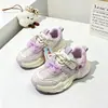 Fuping 32-37 yardas 2026 Nuevas Zapatillas de Papá de Doble Malla Zapatillas Deportivas para Niños Zapatillas de Correr Zapatillas de Papá para Niños Primavera y Otoño