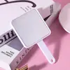 Espejo Transmisión en Vivo Espejo de Mano Espejo de Maquillaje Portátil Colocar en Escritorio Espejo Pequeño DIY Espejo de Bolsillo Mini Espejo de Tocador