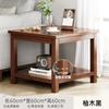 Mesa de Centro Sala de Estar Hogar Nuevo Estilo Chino Pata de Madera Maciza Mesa de Té Apartamento Pequeño Mesa Lateral de Sofá Gabinete Lateral Gabinete Lateral Mesa Cuadrada de Mesita de Noche