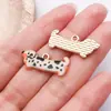 Colgante de Perro Chihuahua Corgi Bulldog Francés Dachshund con Estampado Lindo de Dibujos Animados Accesorios para Collar de Mascota DIY