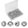 Porca Sextavada com Flange Galvanizada Porca Sextavada com Flange Travante Antiderrapante com Dentes M3-M12 Flangenut