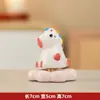 Atacado Fofo Flor de Pessegueiro Porco Ornamentos Artesanais Jingdezhen Cerâmica Cavalo Giratório Cerâmica Cavalo Pequeno Brinquedo Giratório Divertido