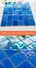 Azulejos de Mosaico de Vidrio de Cristal de Redes Sociales de Colores Pegatinas de Pared para Baño, Inodoro, Cocina, Fondo de Pared para Guardería, Restaurante