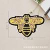 Pegatina de tela con diseño de insectos y abejas, parche de dibujos animados, para planchar, etiqueta bordada, decoración de cajas