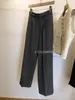 Calidad superior~¡Pedido de exportación! Pantalones casuales rectos de pierna ancha, elegantes y versátiles, de cintura alta, crujientes y resistentes a las arrugas, para mujer