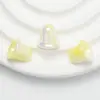 Campanita Bicolor Color UV Chapado Material para Colgante de Aretes Hechos a Mano DIY Cadena de Teléfono Móvil Accesorios de Joyería con Cuentas