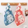 Toalla Infantil Tipo Algodón Puro A Toalla Infantil de Algodón Bordada Toalla Facial 100% Algodón Suave y Absorbente Pañuelo de Guardería