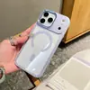 Adequado para Capa de Celular Magnética Apple 17 Metal Lente Iphone16Promax Transparente Toque de Pele Fosca Anti-Queda Capa