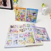 Nuevas Pegatinas de Frijol Tridimensionales Pegatinas Creativas de Dibujos Animados Juguete para Estudiantes de Primaria Material Divertido para Diario Libro de Pegatinas