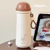 Nueva Taza Termo Simple de Dibujos Animados con Buen Aspecto para Estudiantes Hombres y Mujeres de Acero Inoxidable 316 de Gran Capacidad Portátil