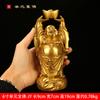 Nueva Estatua Clásica de Cobre de un Buda Sonriente Sosteniendo Lingotes, Estatua Grande de Pie de Buda Maitreya
