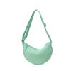 2025 Nuevo Bolso de Hombro Bolso Estilo Japonés Primavera Bolso Cruzado para Mujer Color Sólido Bolso de Axila Bolso Media Luna Bolso Dumpling de Moda