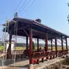 Jardim Horta Comunitária Liga de Alumínio Resina Telha Cerâmica Esmaltada Quiosque Corredor Municipal Rural Gazebo de Quatro Seis Lados Anticorrosão