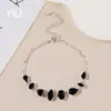 Pulseira geométrica oval inspirada em dopamina com zircônia cúbica, um acessório de moda fresco, doce e versátil com um toque de luxo e sofisticação, projetado para mulheres