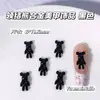Oso con Pajarita de Dibujos Animados Lindo Accesorios de Aleación Tridimensionales para Uñas Venta Caliente Transfronteriza Oso para Uñas Accesorios de Uñas Portátiles