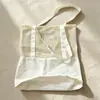 Bolsa de Lona Estilo Coreano Patchwork Bolsa de Rede com Frutas Grade Olho Bolsa de Mão Estilo Férias Vazada Pode Adicionar Logo