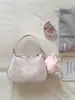 Bolso de hombro con diseño de flor de luna creciente estilo japonés para chica dulce, minibolso de hombro para compras diarias y citas con sentido de atmósfera