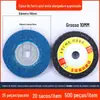 Fábrica 100 * 16mm grelha avião pano abrasivo roda de polimento derusting moagem 100 rebarbadora abrasivo pano impulsor lâmina