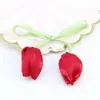 Acessórios de Flor Tulipa com Duas Cabeças em Forma de Botão de Flor Estilo Coreano Decoração de Cortina DIY Artesanal Roupas Acessórios de Cabelo Botão de Flor