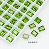 Dongzhou Cristal Platycodon Verde Diamante para Unhas Alta Qualidade K9 Lote Inteiro Piscante Verde Oliva Ovo de Pombo Fundo Pontiagudo Diamante Acessórios para Nail Art
