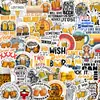 50 Peças de Adesivos de Vinil Desenho Animado Cerveja Graffiti DIY Decoração de Papelaria Adesivos de Carro Conjunto de Venda Quente Transfronteiriça Atacado