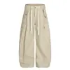Pantalones Cargo de Diseño Retro Americano con Múltiples Bolsillos para Hombres y Mujeres 2025 Holgados Adelgazantes Versátiles de Pierna Ancha Casuales Modernos