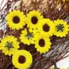 Flores de Girasol Artificiales, Girasoles Coloridos, Flores de Seda, Accesorios para Disfraces de Escenario, Decoraciones Florales