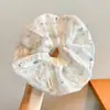 Goma para el pelo con estampado estilo Academia Melard para mujer, scrunchie de satén con malla de estampado de leopardo vintage, banda elástica de alta elasticidad y duradera