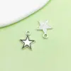 Transfronterizo Caliente Nuevo Aleación de Plata Antigua Serie Estrella Luna Colgante Colgante DIY Pulsera Collar Accesorios