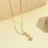 Collar de Corazón de Diamante Transfronterizo Europeo y Americano para Mujer Estilo Nuevo 2025 Collar Clavicular de Corazón de Lujo Accesible de Nicho Japonés y Coreano