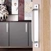 Manija de puerta de aleación de aluminio manija superficie no perforada manija de puerta de madera puerta móvil puertas interiores y ventanas puerta de balcón manija pequeña