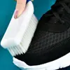 Cepillo para Zapatos con Mango de Silicona, Cepillo Ultrasuave, Cepillo para Lavandería, Cepillo para Ropa, Cepillo Doméstico para Limpiar Zapatos, Cepillo Multifuncional de Cerdas Suaves Especiales