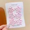 Pinzas de Pelo de Estrellas de Lunares de Colores para Niños, Pinzas BB para Flequillo y Cabello Suelto, Pasadores para Niñas y Bebés, Suaves con el Cabello, Pequeños Accesorios para el Cabello