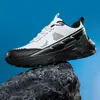 Zapatos Deportivos de Cuero con Cordones de Caña Baja para Estudiantes Suela Gruesa Color Sólido Casual para Correr Otoño Juventud Talla Grande Transfronterizos